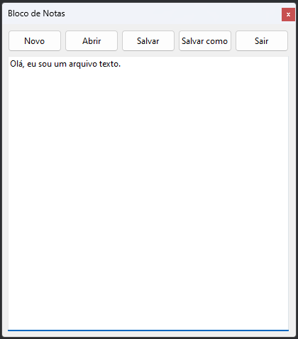 Bloco de Notas Simples em Delphi